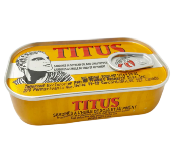 Titus sardine in vegetable sardine