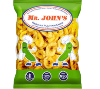 Mr JOHN PLANTAIN CHIPS-small 135g